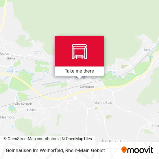 Карта Gelnhausen Im Weiherfeld
