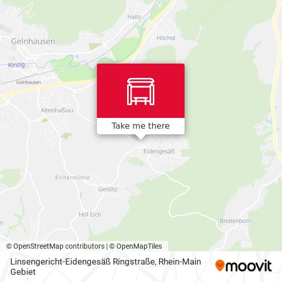 Linsengericht-Eidengesäß Ringstraße map