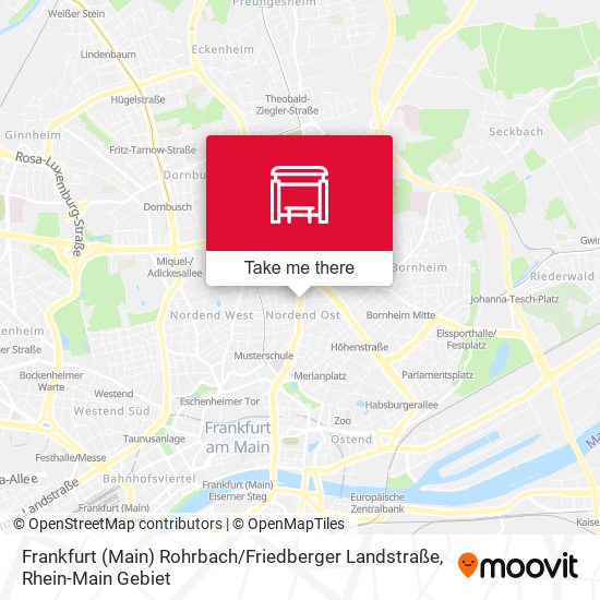 Frankfurt (Main) Rohrbach / Friedberger Landstraße map