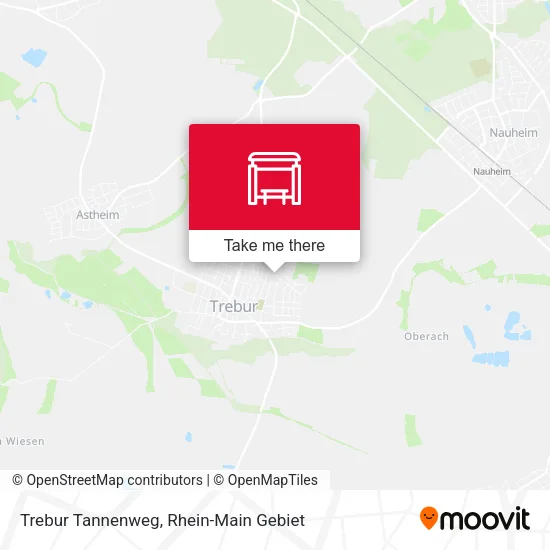 Карта Trebur Tannenweg
