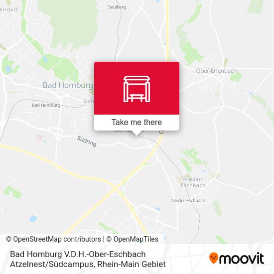 Bad Homburg V.D.H.-Ober-Eschbach Atzelnest / Südcampus map