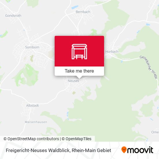 Freigericht-Neuses Waldblick map