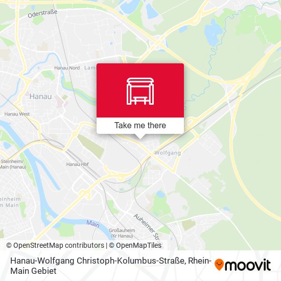 Hanau-Wolfgang Christoph-Kolumbus-Straße map