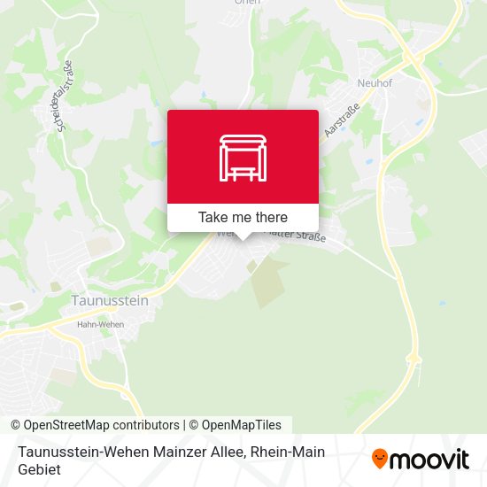 Taunusstein-Wehen Mainzer Allee map