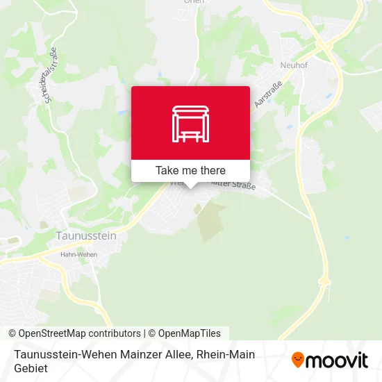 Карта Taunusstein-Wehen Mainzer Allee