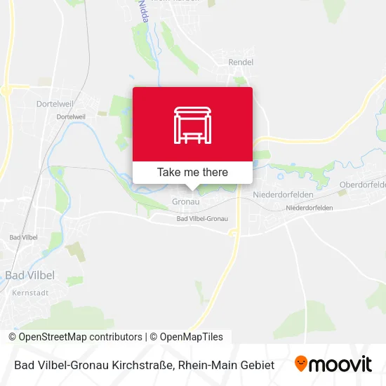 Карта Bad Vilbel-Gronau Kirchstraße