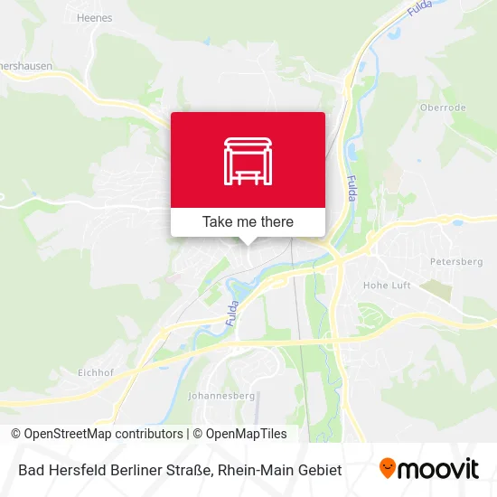 Карта Bad Hersfeld Berliner Straße