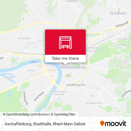 Aschaffenburg, Stadthalle map