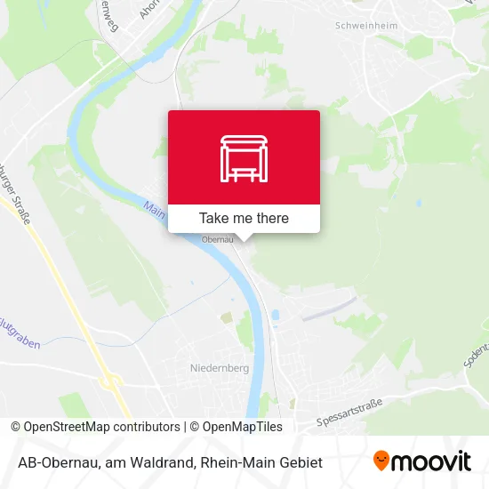 AB-Obernau, am Waldrand map