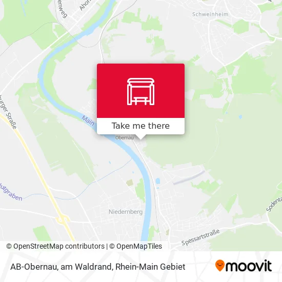 Карта AB-Obernau, am Waldrand