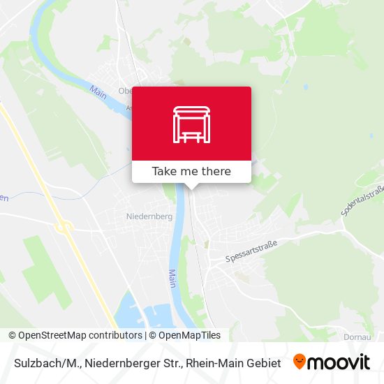 Sulzbach / M., Niedernberger Str. map