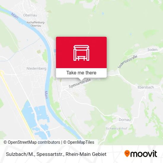 Карта Sulzbach/M., Spessartstr.