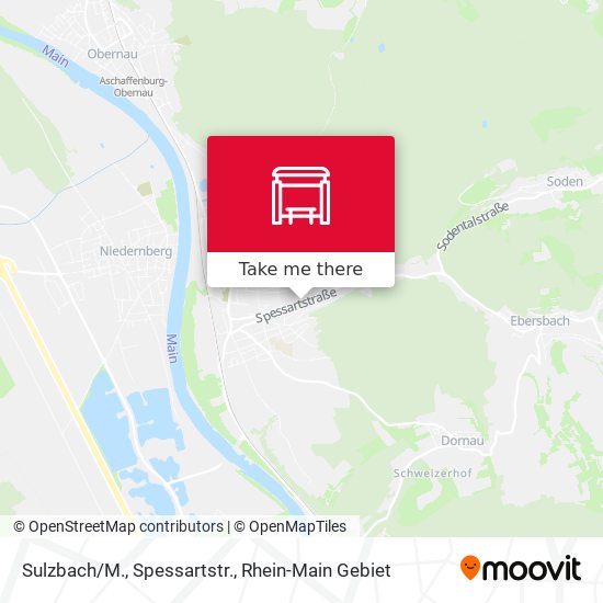 Sulzbach/M., Spessartstr. map