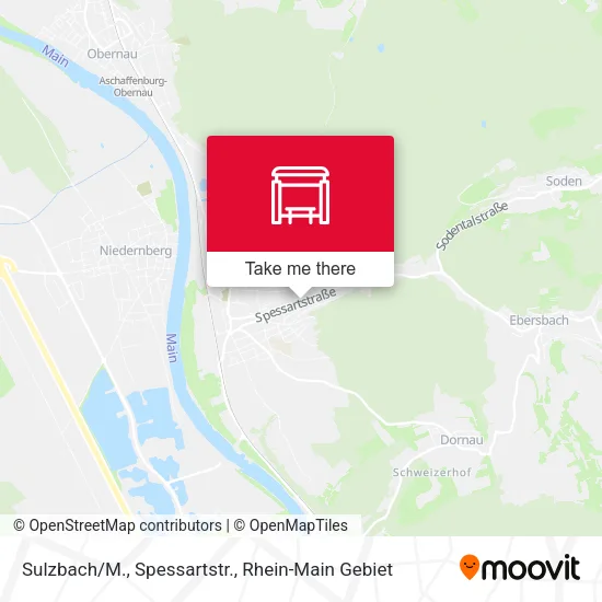 Карта Sulzbach/M., Spessartstr.