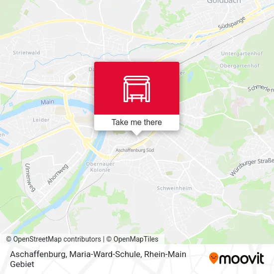 Карта Aschaffenburg, Maria-Ward-Schule