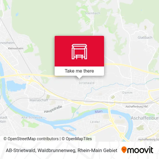 Карта AB-Strietwald, Waldbrunnenweg