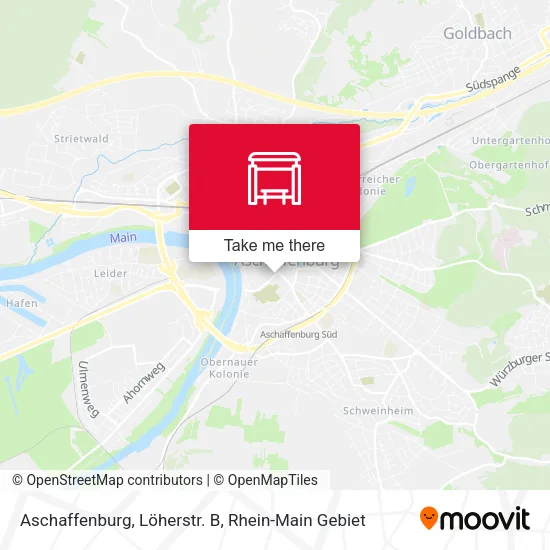 Карта Aschaffenburg, Löherstr. B