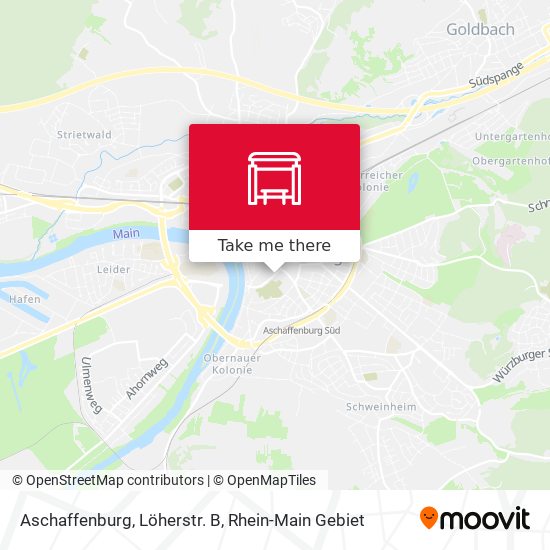 Карта Aschaffenburg, Löherstr. B