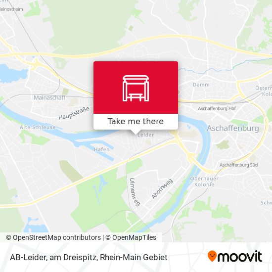 Карта AB-Leider, am Dreispitz