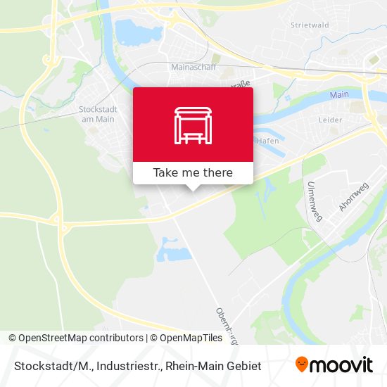 Карта Stockstadt/M., Industriestr.