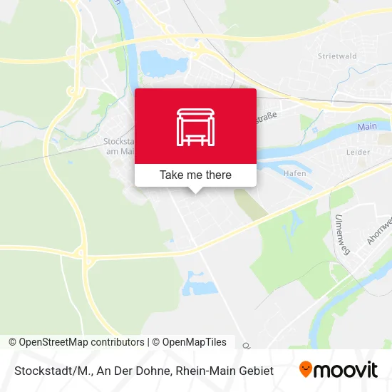 Карта Stockstadt/M., An Der Dohne