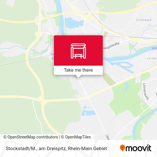 Карта Stockstadt/M., am Dreispitz