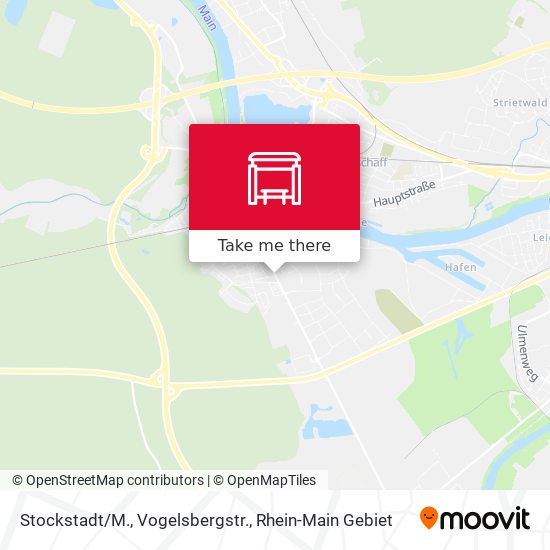 Карта Stockstadt/M., Vogelsbergstr.