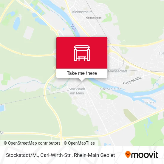 Карта Stockstadt/M., Carl-Wirth-Str.