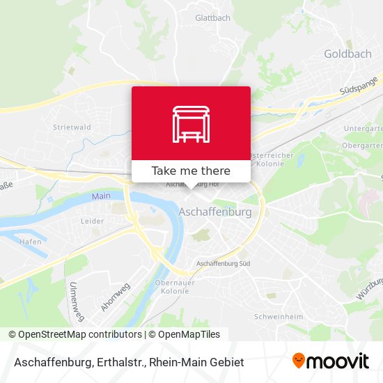 Aschaffenburg, Erthalstr. map