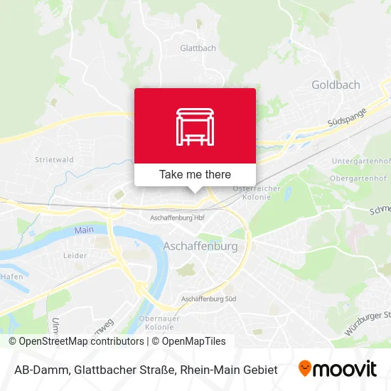 Карта AB-Damm, Glattbacher Straße