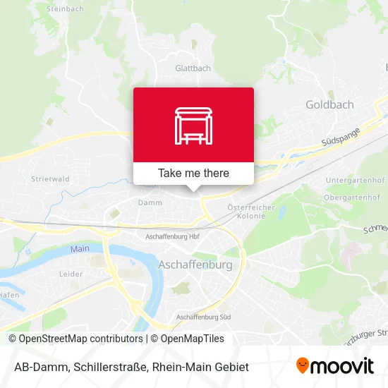 Карта AB-Damm, Schillerstraße