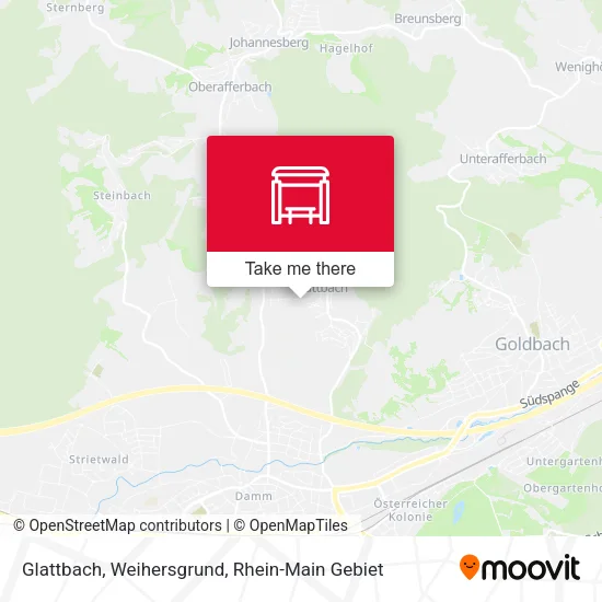 Карта Glattbach, Weihersgrund