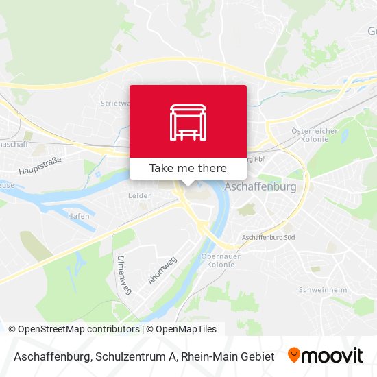 Aschaffenburg, Schulzentrum A map