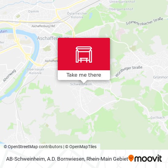 AB-Schweinheim, A.D. Bornwiesen map