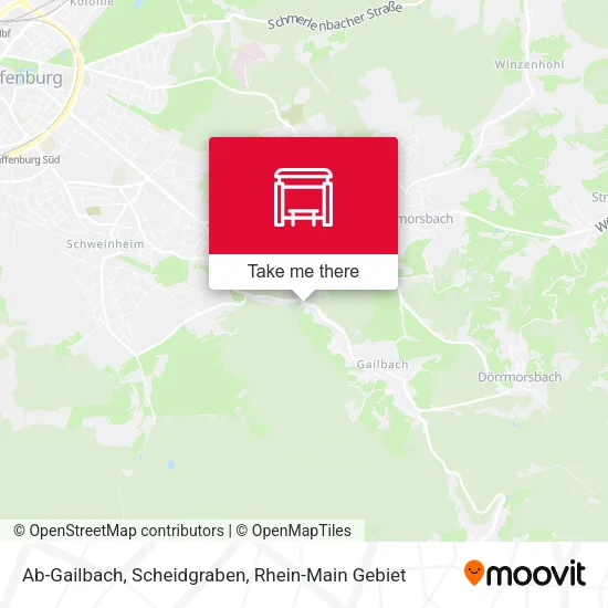 Карта Ab-Gailbach, Scheidgraben