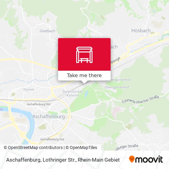 Aschaffenburg, Lothringer Str. map