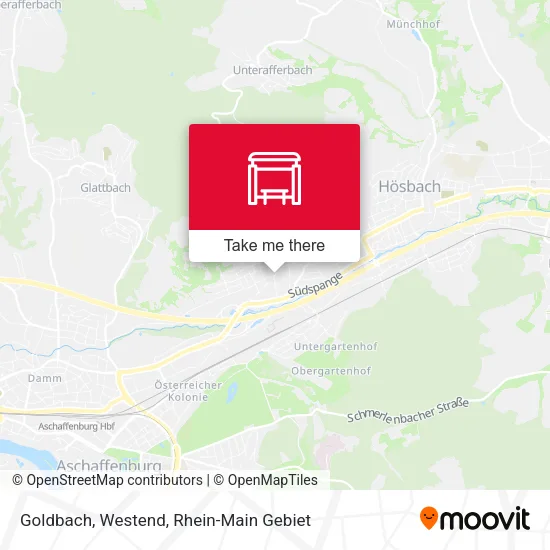 Карта Goldbach, Westend