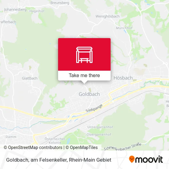 Goldbach, am Felsenkeller map