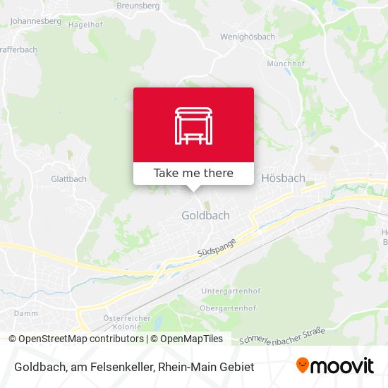Goldbach, am Felsenkeller map