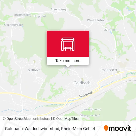 Карта Goldbach, Waldschwimmbad