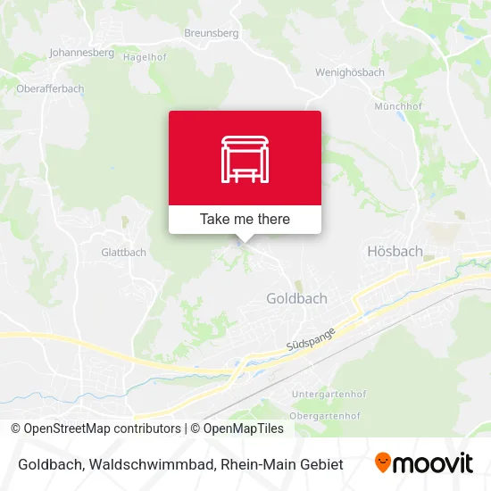 Карта Goldbach, Waldschwimmbad