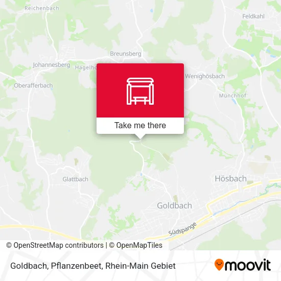 Карта Goldbach, Pflanzenbeet