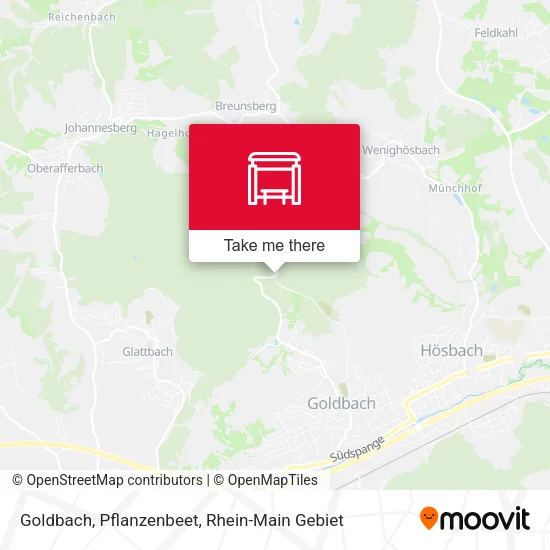 Карта Goldbach, Pflanzenbeet