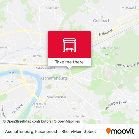 Aschaffenburg, Fasaneriestr. map