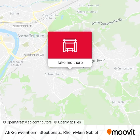 Карта AB-Schweinheim, Steubenstr.