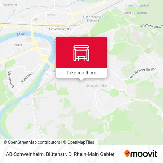 Карта AB-Schweinheim, Blütenstr. D