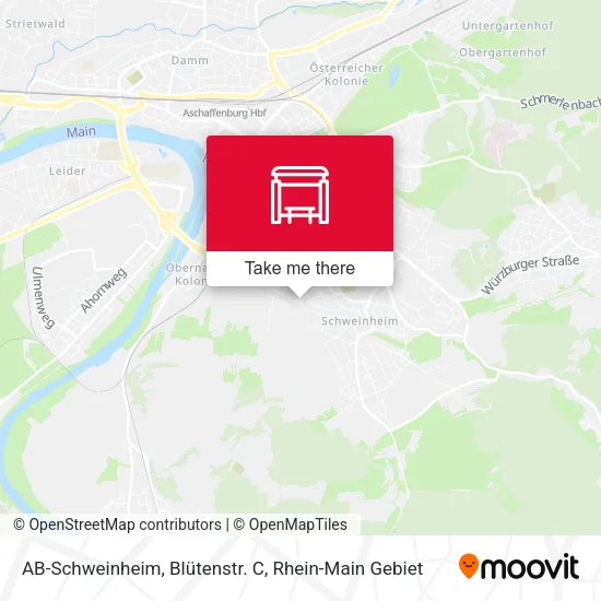 Карта AB-Schweinheim, Blütenstr. C