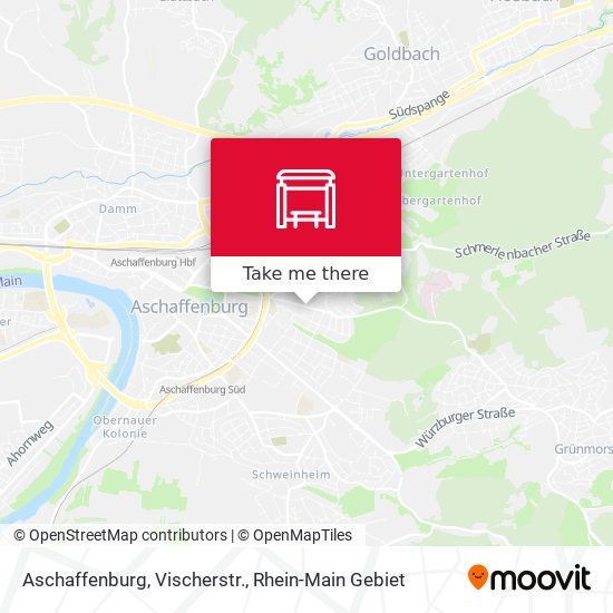 Карта Aschaffenburg, Vischerstr.