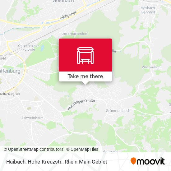 Haibach, Hohe-Kreuzstr. map