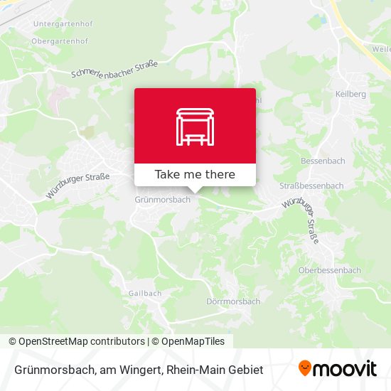 Grünmorsbach, am Wingert map